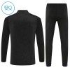 FC Barcelona Trainings Sweatshirt Quarter-zip 2025-26 Zwarte - Kids